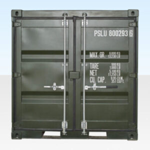 8Ft One Trip Shipping Container (Green)